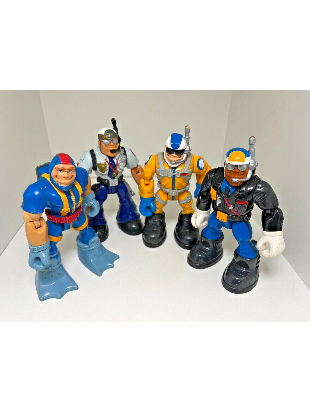 Fisher Price Rescue Heros Mattel Action Figures - Lot of 4 - Vintage